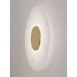Aplica de perete NovaLuce MARZIO metal, imitatie alabastru, alb, auriu, LED, 10W, 3000K, 718Lm - 9019749