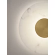 Aplica de perete NovaLuce MARZIO metal, imitatie alabastru, alb, auriu, LED, 10W, 3000K, 718Lm - 9019749