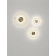 Aplica de perete NovaLuce MARZIO metal, imitatie alabastru, alb, auriu, LED, 10W, 3000K, 718Lm - 9019749