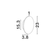 Aplica de perete NovaLuce VIANO piatra, bej, LED, 12W, 3000K, 770Lm - 9019751