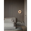 Aplica de perete NovaLuce CERIO lemn, piatra, maro, bej, LED, 4W, 3000K, 93Lm - 9019754