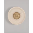 Aplica de perete NovaLuce CERIO metal, piatra, auriu, bej, LED, 4W, 3000K, 93Lm - 9019755