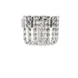 Aplica de perete NovaLuce CELYSIA metal, cristal, crom, transparent, LED, 12W, 3500K, 804 Lm - NL-9019761