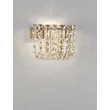 Aplica de perete NovaLuce CELYSIA metal, cristal, auriu, transparent, LED, 12W, 3500K, 804 Lm - NL-9019762