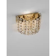 Aplica de perete NovaLuce CELYSIA metal, cristal, auriu, transparent, LED, 12W, 3500K, 804 Lm - NL-9019762