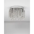 Plafoniera NovaLuce CELYSIA metal, cristal, crom, LED, 34W, 3500K, 2358 Lm - NL-9019763