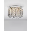 Plafoniera NovaLuce CELYSIA metal, cristal, crom, LED, 34W, 3500K, 2358 Lm - NL-9019763