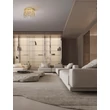 Plafoniera NovaLuce CELYSIA metal, cristal, auriu, LED, 34W, 3500K, 2358 Lm - NL-9019764