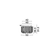 Plafoniera NovaLuce CELYSIA metal, cristal, auriu, LED, 34W, 3500K, 2358 Lm - NL-9019764