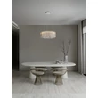 Pendul NovaLuce CELYSIA metal, cristal, gri, transparent, LED, 47W, 3500K, 3682 Lm - NL-9019765
