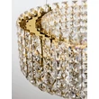 Pendul NovaLuce CELYSIA metal, cristal, auriu, transparent, LED, 47W, 3500K, 3682 Lm - NL-9019766