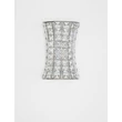Aplica de perete NovaLuce CELYSIA metal, cristal, crom, transparent, LED, 12W, 3500K, 720 Lm - NL-9019767