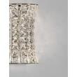 Aplica de perete NovaLuce CELYSIA metal, cristal, crom, transparent, LED, 12W, 3500K, 720 Lm - NL-9019767