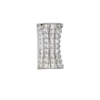 Aplica de perete NovaLuce CELYSIA metal, cristal, crom, transparent, LED, 12W, 3500K, 720 Lm - NL-9019767