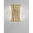 Aplica de perete NovaLuce CELYSIA metal, cristal, auriu, transparent, LED, 12W, 3500K, 720 Lm - NL-9019768