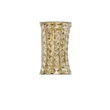 Aplica de perete NovaLuce CELYSIA metal, cristal, auriu, transparent, LED, 12W, 3500K, 720 Lm - NL-9019768