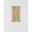 Aplica de perete NovaLuce CELYSIA metal, cristal, auriu, transparent, LED, 12W, 3500K, 720 Lm - NL-9019768