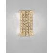 Aplica de perete NovaLuce CELYSIA metal, cristal, auriu, transparent, LED, 12W, 3500K, 720 Lm - NL-9019768