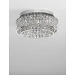 Plafoniera NovaLuce CELYSIA metal, cristal, crom, LED, 46W, 3500K, 3465 Lm - NL-9019769