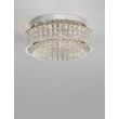 Plafoniera NovaLuce CELYSIA metal, cristal, crom, LED, 46W, 3500K, 3465 Lm - NL-9019769
