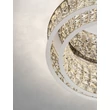 Plafoniera NovaLuce CELYSIA metal, cristal, crom, LED, 46W, 3500K, 3465 Lm - NL-9019769