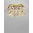 Plafoniera NovaLuce CELYSIA metal, cristal, auriu, LED, 46W, 3500K, 3465 Lm - NL-9019770