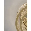 Plafoniera NovaLuce CELYSIA metal, cristal, auriu, LED, 46W, 3500K, 3465 Lm - NL-9019770