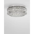 Plafoniera NovaLuce CELYSIA metal, cristal, crom, LED, 56W, 3500K, 4120 Lm - NL-9019771