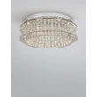 Plafoniera NovaLuce CELYSIA metal, cristal, crom, LED, 56W, 3500K, 4120 Lm - NL-9019771