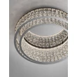 Plafoniera NovaLuce CELYSIA metal, cristal, crom, LED, 56W, 3500K, 4120 Lm - NL-9019771