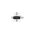 Plafoniera NovaLuce CELYSIA metal, cristal, auriu, LED, 56W, 3500K, 4120 Lm - NL-9019772