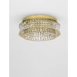 Plafoniera NovaLuce CELYSIA metal, cristal, auriu, LED, 56W, 3500K, 4120 Lm - NL-9019772