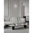 Aplica de perete NovaLuce NUVIA metal, cristal, crom, transparent, LED, 12W, 3500K, 840 Lm - NL-9019779