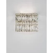 Aplica de perete NovaLuce NUVIA metal, cristal, crom, transparent, LED, 12W, 3500K, 840 Lm - NL-9019779