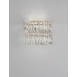 Aplica de perete NovaLuce NUVIA metal, cristal, crom, transparent, LED, 12W, 3500K, 840 Lm - NL-9019779