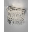 Aplica de perete NovaLuce NUVIA metal, cristal, crom, transparent, LED, 12W, 3500K, 840 Lm - NL-9019779