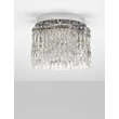 Plafoniera NovaLuce NUVIA metal, cristal, crom, LED, 28W, 3500K, 1680 Lm - NL-9019780