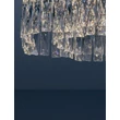 Plafoniera NovaLuce NUVIA metal, cristal, crom, LED, 28W, 3500K, 1680 Lm - NL-9019780