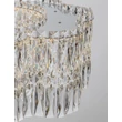Pendul NovaLuce NUVIA metal, cristal, crom, transparent, LED, 34W, 3500K, 2040 Lm - NL-9019781