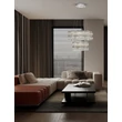 Pendul NovaLuce NUVIA metal, cristal, crom, transparent, LED, 56W, 3500K, 4119 Lm - NL-9019782