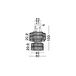Pendul NovaLuce NUVIA metal, cristal, crom, transparent, LED, 56W, 3500K, 4119 Lm - NL-9019782