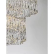 Pendul NovaLuce NUVIA metal, cristal, crom, transparent, LED, 56W, 3500K, 4119 Lm - NL-9019782