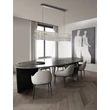 Pendul NovaLuce NUVIA metal, cristal, crom, transparent, LED, 34W, 3500K, 2619 Lm - NL-9019783