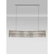 Pendul NovaLuce NUVIA metal, cristal, crom, transparent, LED, 34W, 3500K, 2619 Lm - NL-9019783