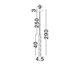 Pendul NovaLuce HULO metal, piatra, negru, bej, LED, 3W, 3000K, 233Lm - 9019800