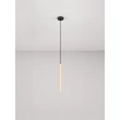 Pendul NovaLuce HULO metal, piatra, negru, bej, LED, 3W, 3000K, 233Lm - 9019800