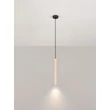 Pendul NovaLuce HULO metal, piatra, negru, bej, LED, 3W, 3000K, 233Lm - 9019800