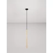 Pendul NovaLuce HULO metal, piatra, negru, bej, LED, 3W, 3000K, 233Lm - 9019801