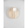 Aplica de perete NovaLuce OVEE piatra, sticla, bej, opal, G9 - 9019805