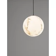 Pendul NovaLuce SERITA metal, imitatie alabastru, auriu, E27 - 9019810